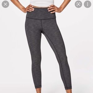 Wunder Under High Rise Tight 25” (Heathered black)